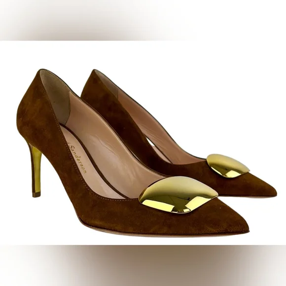 Rupert Sanderson 新品　36 Leather sandal Rupert Sanderson Gold size 36 EU in Leather
